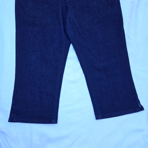 Croft & Barrow capri mid rise denim jeans women's size 14A classic stretch NWT - Picture 12 of 15